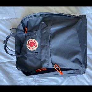 Grey Fjallraven Kanken Laptop 17in Backpack